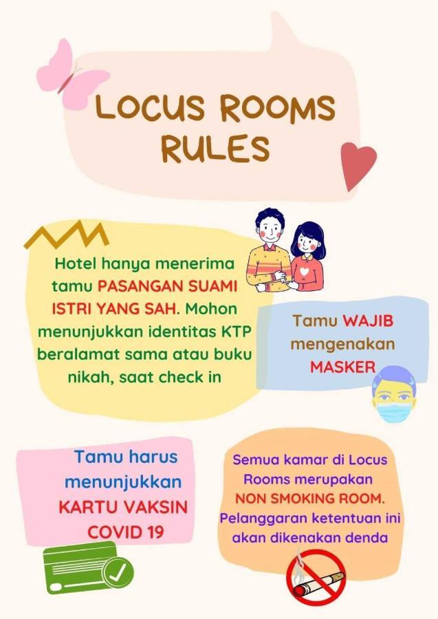 Locus Rooms Bandung Eksteriør billede